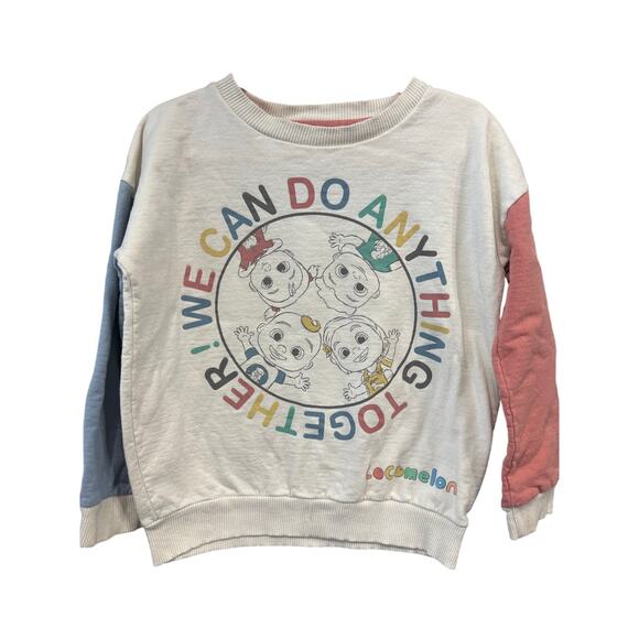 5/$20 "We Can Do Anything Together" Cocomelon Sweater - 4T - Picture 1 of 3